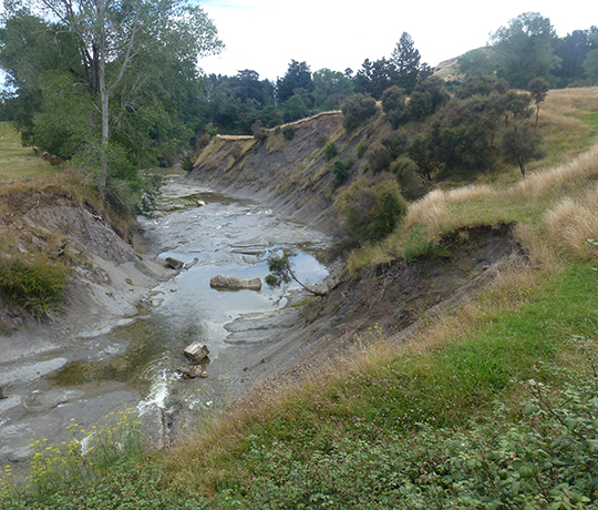 Erosion and  sediment sources in soft rock country. Image: Les Basher