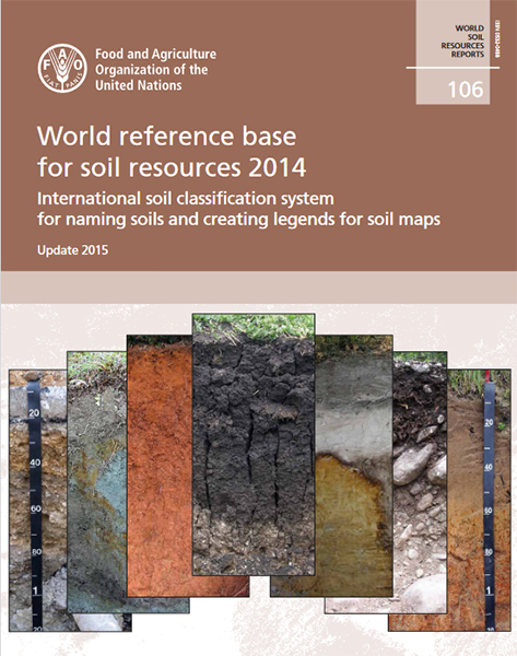 World Reference Base for Soil Resources 2014 book cover.