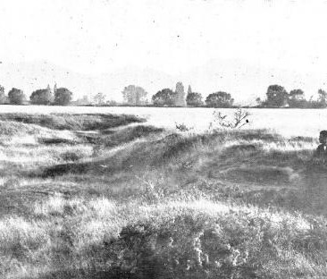 Historic image of 'Māori gravel land and pits'. Source: Rigg & Bruce (1923) The Maori gravel soil of Waimea West, Nelson, New Zealand. The Journal of the Polynesian Society 32(126): 85-93.