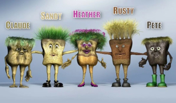 Soil 'characters' invented by The James Hutton Institute to raise awareness on soils. Source: The James Hutton Institute.
